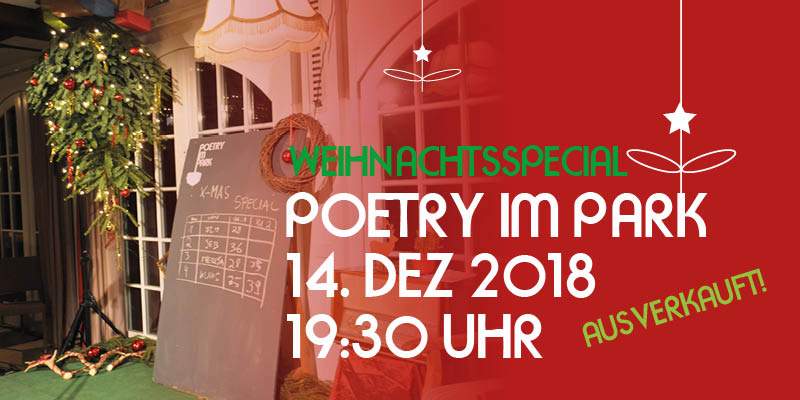Poetry im Park - Weihnachtsedition 2018