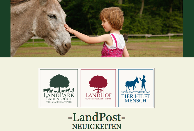 Newsletter LandPark Lauenbrück