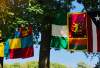 Einige Flaggen des Weltschals im LandPark
